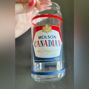 Vintage MOLSON CANADIAN beer glass